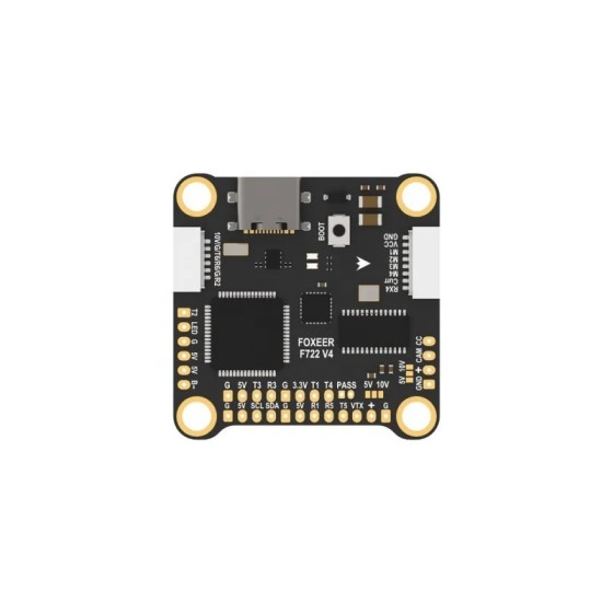 Foxeer F722 V4 MPU6000 FC 8S Dual BEC Barometer X8 Flight Controller 30X30MM HD VISTA/HDZERO/ Analog VTX FPV Racing Freestyle
